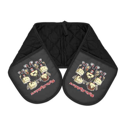 Tofu Fighters Oven Mitts