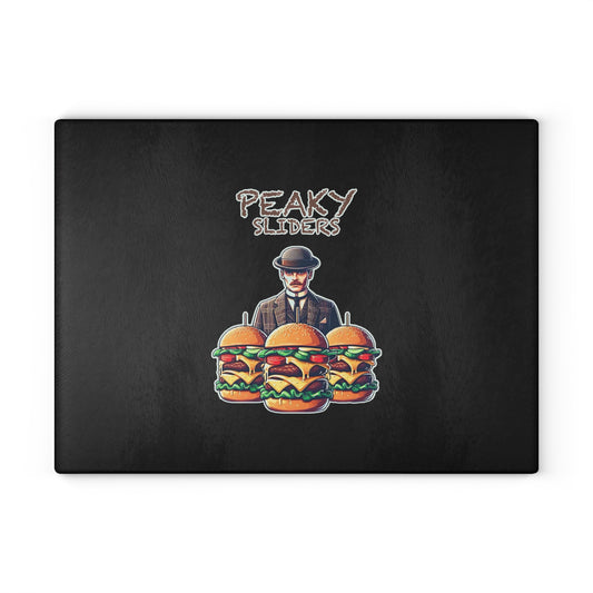 Peaky Sliders Glass Cutting Board