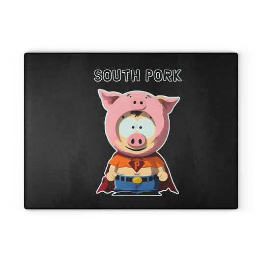 South Pork Glass Cutting Board