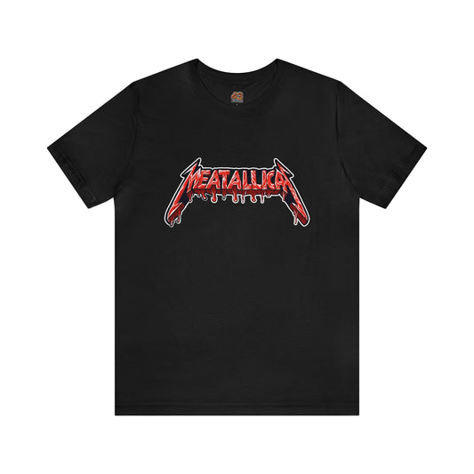 Meatallica  Unisex Jersey Short Sleeve Tee