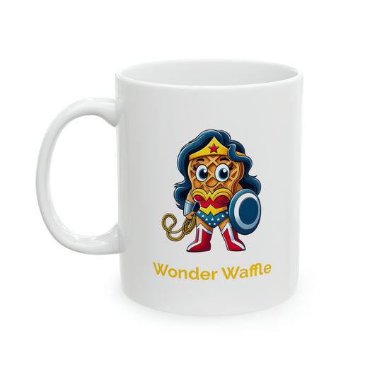 Wonder Waffle Ceramic Mug 11oz