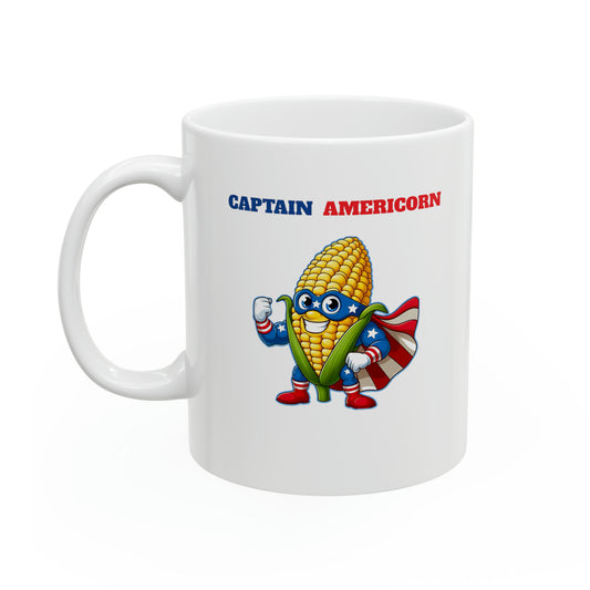 Captain Americorn Ceramic Mug 11oz