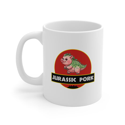 Jurassic Pork Ceramic Mug 11oz