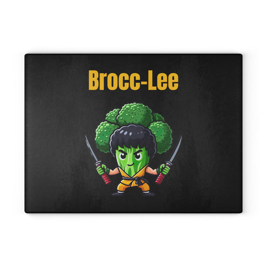 Brocc-Lee Glass Cutting Board