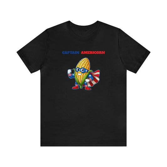 Captain Americorn Unisex Jersey Short Sleeve Tee