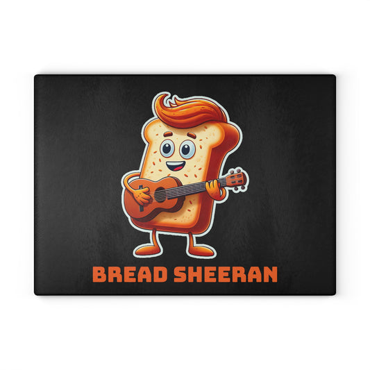 Bread Sheeran Glass Cutting Board