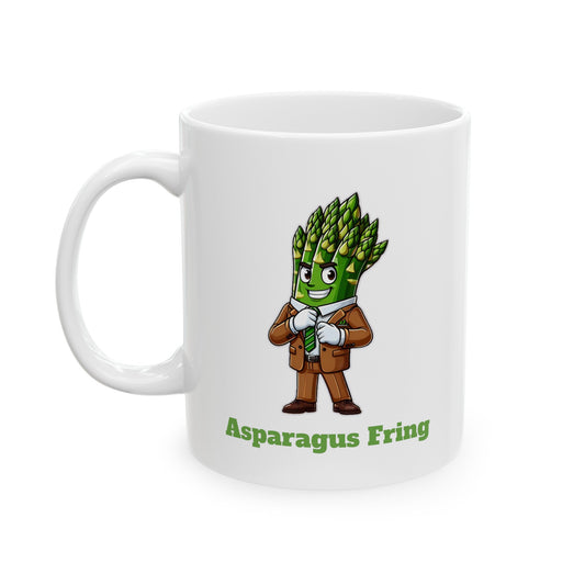 Asparagus Fring Ceramic Mug 11oz