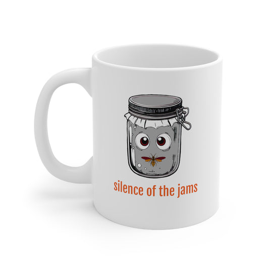 Silence Of The Jams Ceramic Mug 11oz