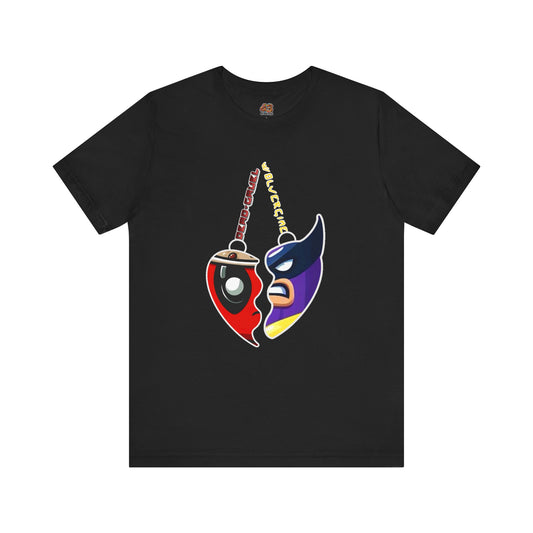 Dead-Gruel & Wolvergine Locket Unisex Jersey Short Sleeve Tee