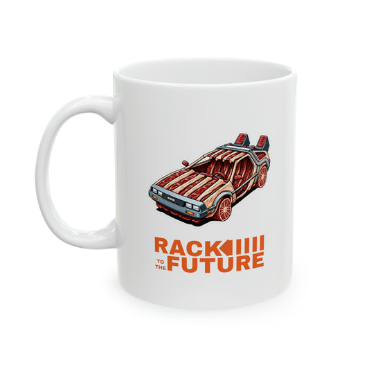 Rack To The Future Ceramic Mug 11oz