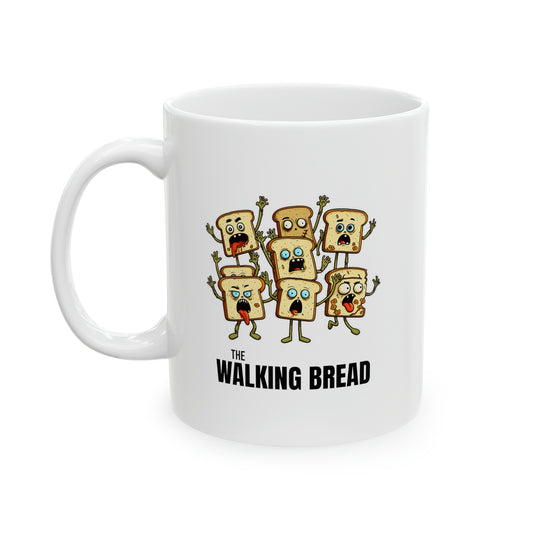 The Walking Bread Ceramic Mug 11oz