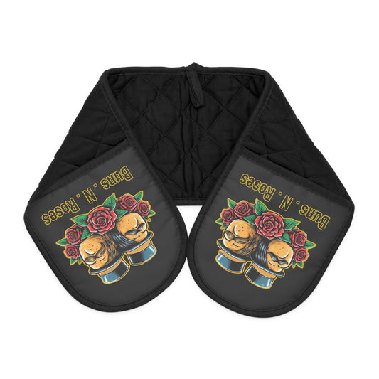 Buns N Roses Oven Mitts